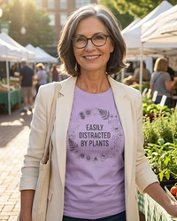 Load image into Gallery viewer, Easily Distracted by Plants T-Shirt | 100% Ring-Spun Cotton